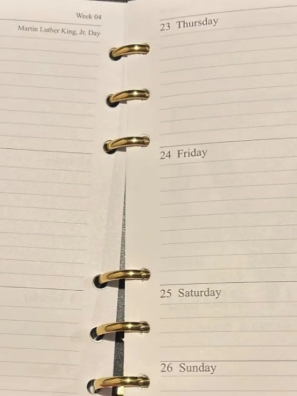 🆕 MM 6 Ring Planner Inserts Refills LV Medium Calendar 2026 2027 To Do Journal